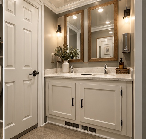 Summit series vanity cabinet detail